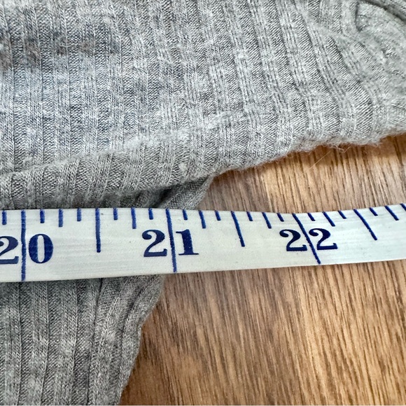 Mossimo Supply Co. Light Gray Hooded lightweight Sweatshirt top size Large - Picture 6 of 8